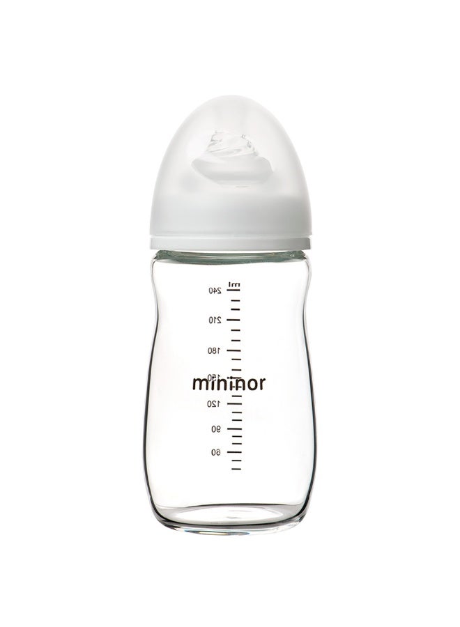 Mininor Glass Feeding Bottle  240 ml - Image 2