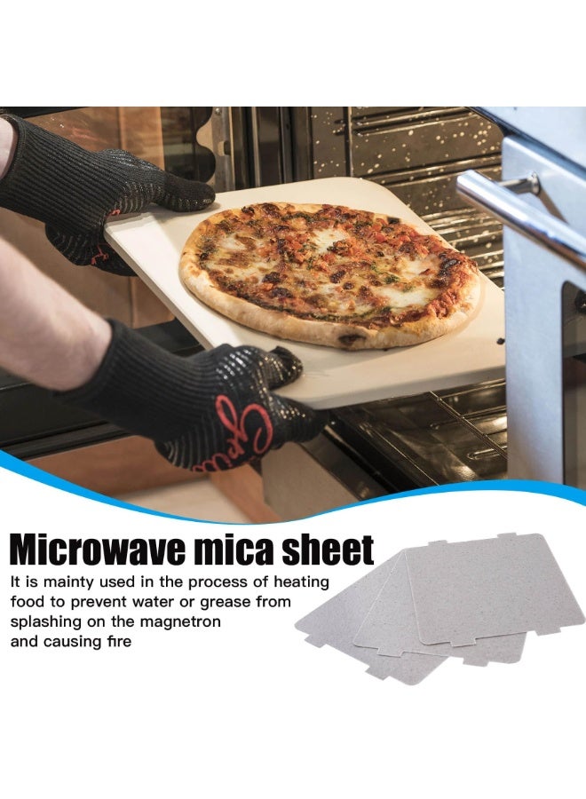 Peachjoy 8pcs Universal Microwave Oven Mica Sheets, 108×99mm Waveguide Covers for Home Kitchen Restaurant Office, Heat Resistant Insulation Replacement Parts, Microwave Oven Accessories - Image 5