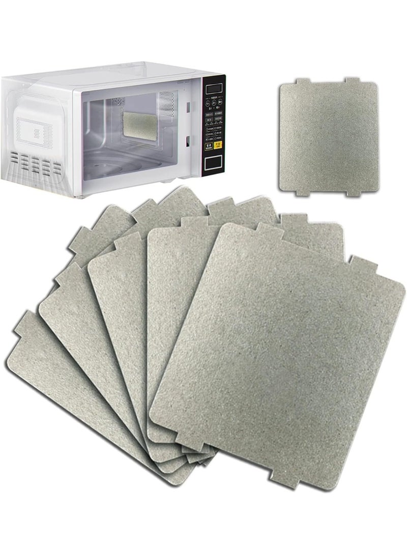 Peachjoy 8pcs Universal Microwave Oven Mica Sheets, 108×99mm Waveguide Covers for Home Kitchen Restaurant Office, Heat Resistant Insulation Replacement Parts, Microwave Oven Accessories - Image 1