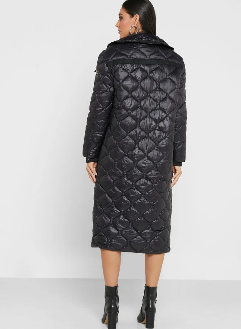 RIVER ISLAND Longline Knitted Coat