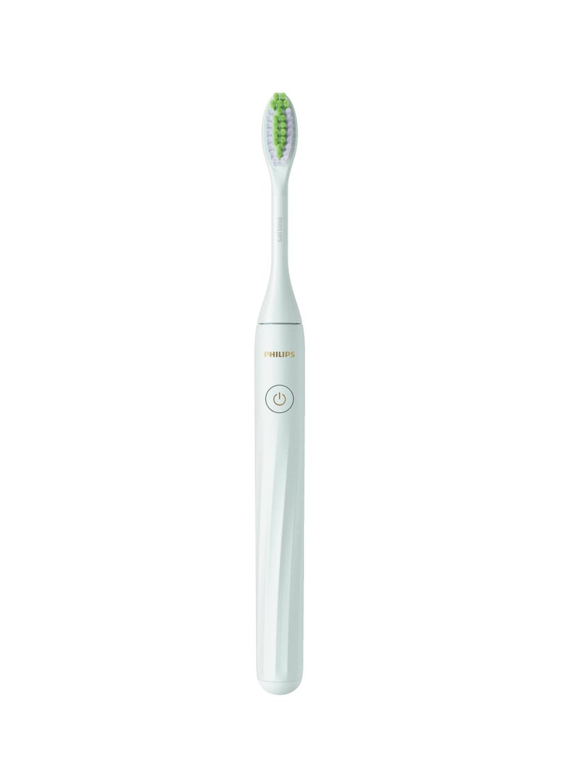 PHILIPS SONICARE Philips One by Sonicare Battery Toothbrush, Mint Light Blue, HY1100/03 - Image 1