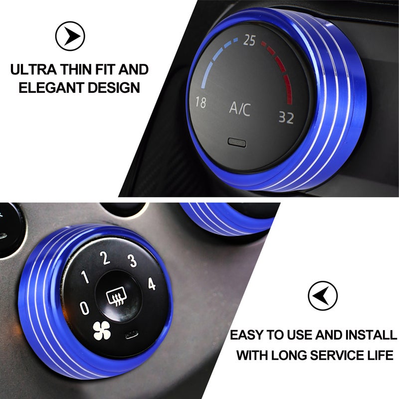 3pcs Button Covers Car Decoration Knob - Image 5