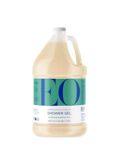 EO Shower Gel Body Wash Refill 1 Gallon Grapefruit and Mint Organic PlantBased Skin Conditioning Cleanser with Pure Essentials Oils Pack of 1
