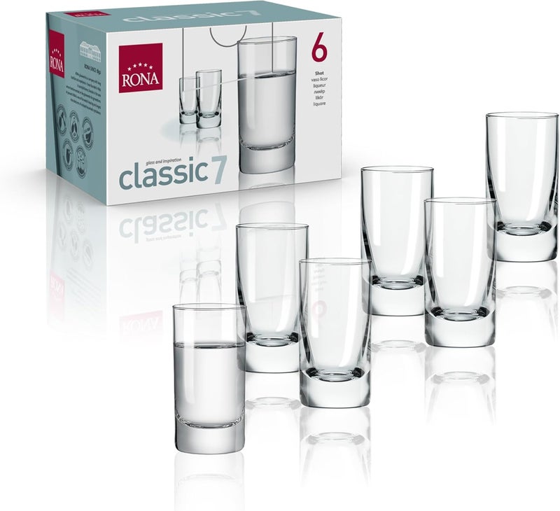Rona Classic Shot Glass | Set of 6 | 1.75 oz. | - Image 1