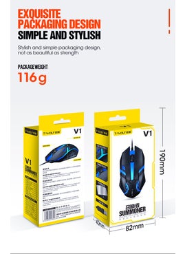 T-WOLF V1 RGB Wired Mouse  - Image 3
