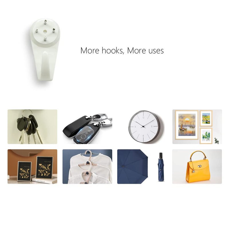 HI LOHAS Picture Hanging Kitï¼Œ No Damage Wall Hangers for Frameï¼Œ68pcs Invisible Nails for Concreteï¼Œ Hardwall and Cement Wall (Mix) - Image 5