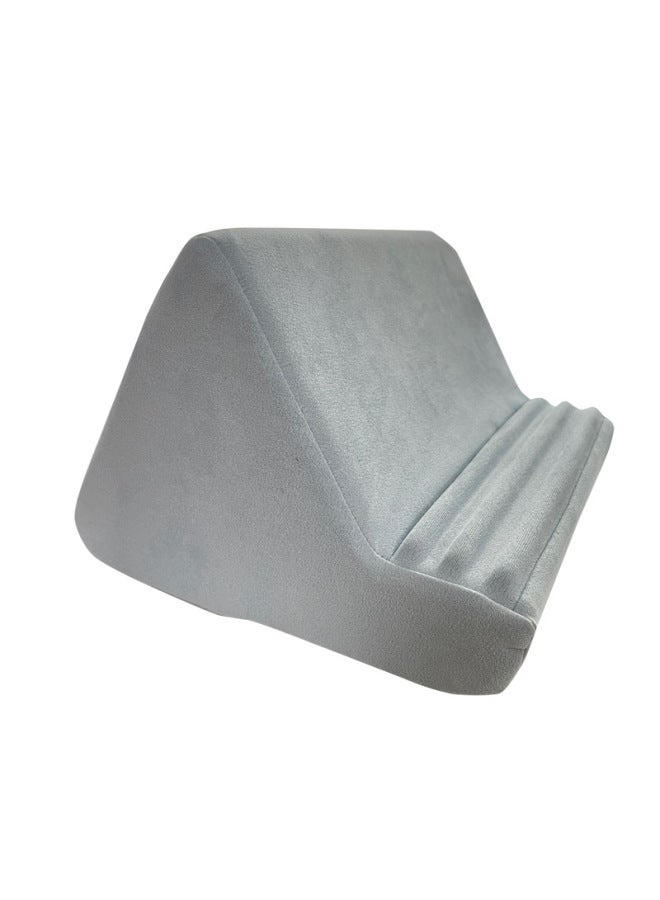 Adjustable Soft Pillow Mobile Phone Stand Tablet Desktop Reading Bracket Holder Arm Rest Cushion Pad For Laptop Computer-Color:Haze Ash-Applicable Dimensions:Second Generation -5:28.5*25*18.5cm - Image 1