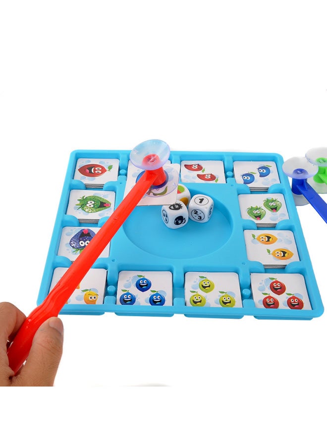 Fruit Suction Card Suction Music Parent-Child Interactive Toys Children's Board Games Educational Chess Games Reaction Training-Color:Fruit Card Suction Music (460g) - Image 5