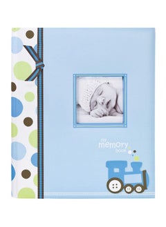 pearhead Lil Peach Train Baby Five Year Memory Book Photo Journal Cherish Every Precious Moment Of Your Babys First Years Blue  - Image 2