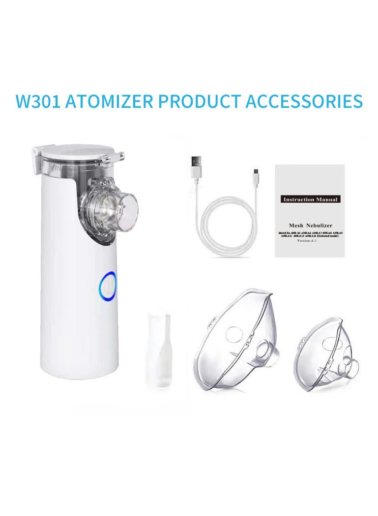 Generic Nebulizer Machine for Adults and Kids, Portable and Handheld Mesh Nebulizer for Breathing Problems with 3 Masks, Ultrasonic Mesh Nebulizer - Image 5