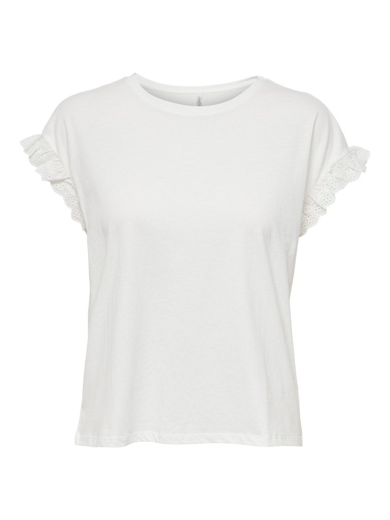 ONLY ONLIRIS S/S EMB TOP JRS - Image 1
