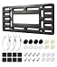 bylikeho License Plate HolderFront License Plate HolderCar Accessories License Plate BracketCar Plate HolderLicense Plate Covers with Anti Theft Stainless Steel Screw Bolt CapsFit Car - Image 2