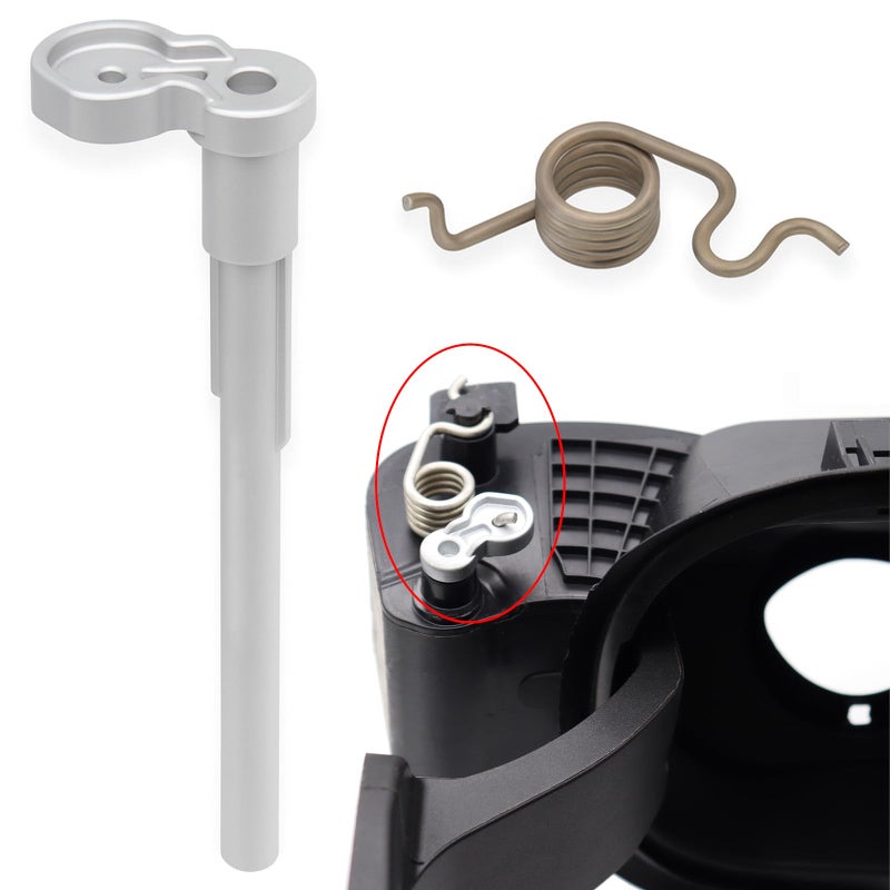 Txouoxt Fuel Door Hinge Pin with Gas Door Spring for Chevrolet SilveradoGMC Sierra 20192025 150025003500 HD Aluminum Hinge Kit for Permanent Loose Gas Cap Repair - Image 3