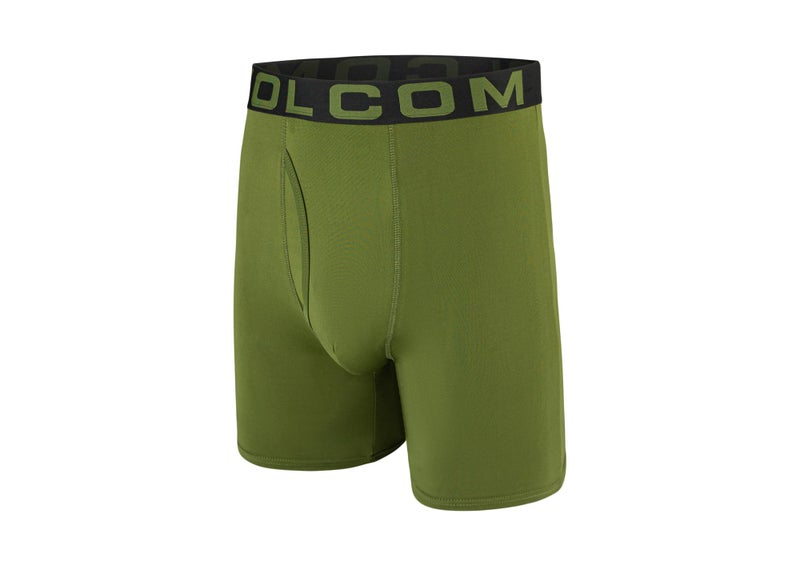 Volcom Mens Boxer Briefs Poly Spandex Performance Boxer Briefs Underwear (Purple/Green/Black/Brown/Khaki, Medium) - Image 3