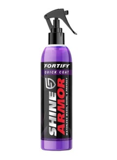 SHINE ARMOR Shine Armor Fortify Quick Coat Ceramic Coating - Car Wax Spray - Waterless Car Wash & Wax - Hydrophobic Top Coat Polish & Polymer Paint Sealant Protection  - Image 1