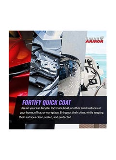 SHINE ARMOR Shine Armor Fortify Quick Coat Ceramic Coating - Car Wax Spray - Waterless Car Wash & Wax - Hydrophobic Top Coat Polish & Polymer Paint Sealant Protection  - Image 4