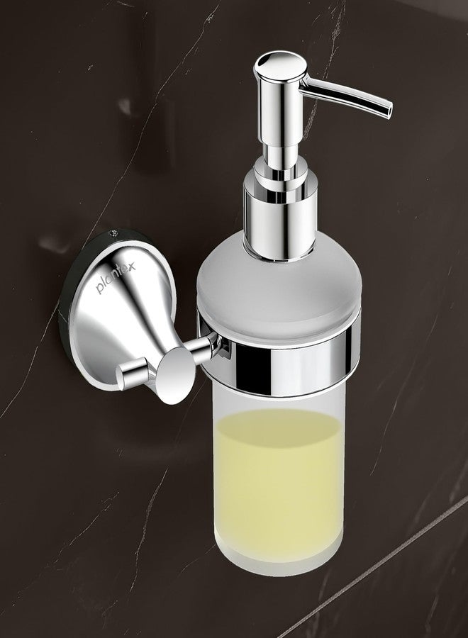 Plantex Liquid Soap Dispenser for Bathroom/Pure Brass Shampoo Dispenser/Handwash Dispenser/Bathroom Accessories - Pack of 1 (APS-EFL-07, Chrome) - Image 1