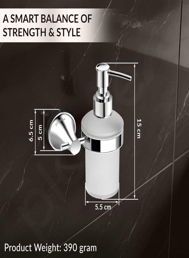 Plantex Liquid Soap Dispenser for Bathroom/Pure Brass Shampoo Dispenser/Handwash Dispenser/Bathroom Accessories - Pack of 1 (APS-EFL-07, Chrome) - Image 4