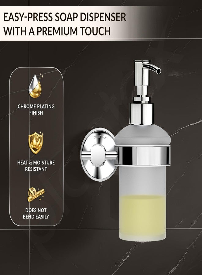 Plantex Liquid Soap Dispenser for Bathroom/Pure Brass Shampoo Dispenser/Handwash Dispenser/Bathroom Accessories - Pack of 1 (APS-EFL-07, Chrome) - Image 3