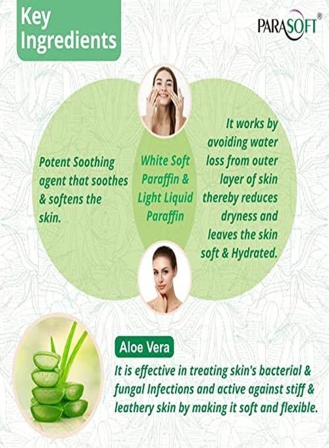 Parasoft Moisturizing Cream with Aloe Vera - 200g (Pack of 10) | Deep Hydration Intense Moisturizer for Dry & Dehydrated Skin, Non-Greasy, All-Season Daily Skincare, Dermatologist Tested, Paraben-Free - Image 3