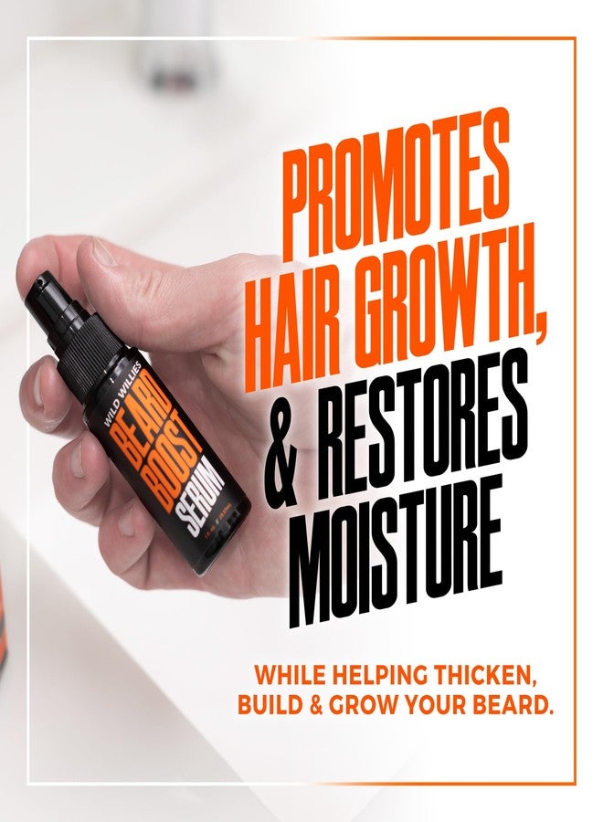 Wild Willies Beard Growth Serum (2-Pack) - Natural Beard Care with Biotin & Caffeine for Healthier, Thicker & Fuller-Looking Mustache - Daily Grooming Routine Nourishes & Hydrates Mens Facial Hair - Image 3