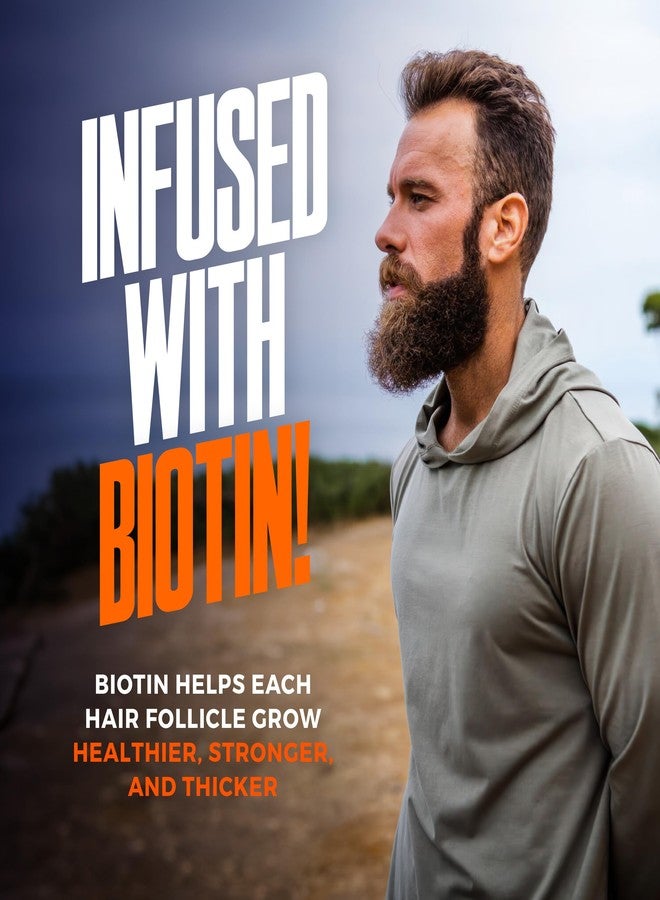 Wild Willies Beard Growth Serum (2-Pack) - Natural Beard Care with Biotin & Caffeine for Healthier, Thicker & Fuller-Looking Mustache - Daily Grooming Routine Nourishes & Hydrates Mens Facial Hair - Image 4