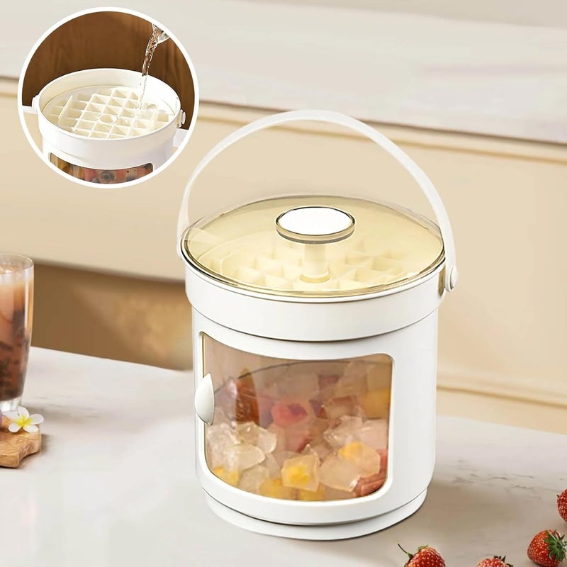 36 Grid Ice Cube Tray with Lid and Storage Bin, BPA-Free with Tongs - Image 3