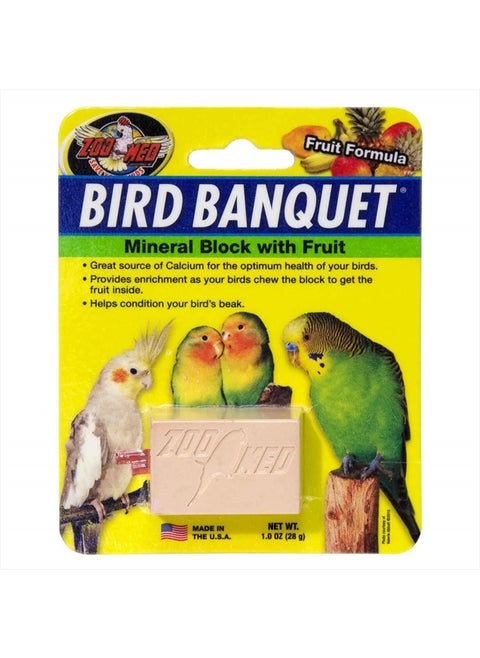 Fruit Bird Banquet Block Small