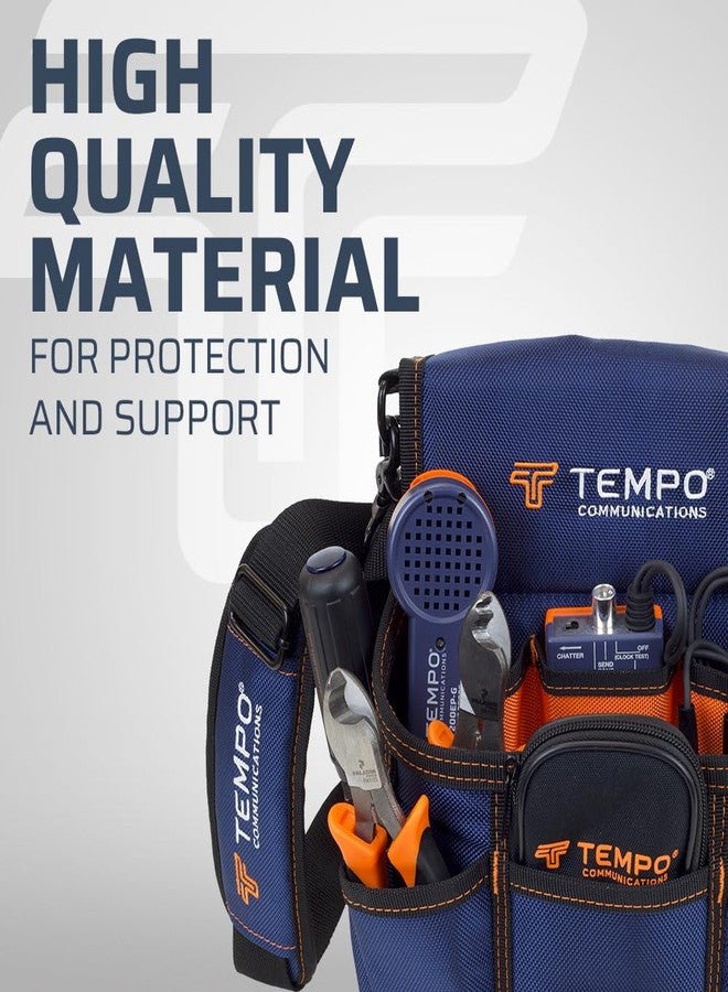 تمبو حقيبة أدوات TEMPO PA9150 Ultimate Technician - حقيبة أدوات متعددة الاستخدامات - قماش 1680D - للكتف والخصر والمقبض - حقيبة جيب لفني الري - Image 3