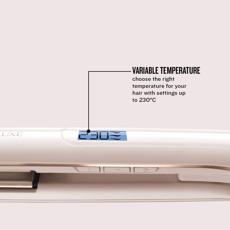 ريمنغتون Remington Proluxe Ceramic Hair Straighteners with Pro+ Low Temperature Protective Setting, Rose Gold - S9100 - Image 3