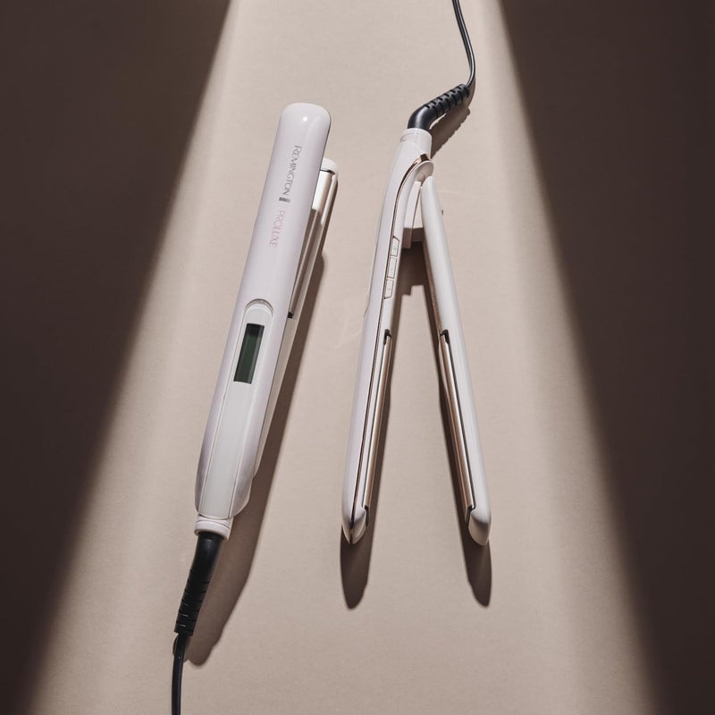 ريمنغتون Remington Proluxe Ceramic Hair Straighteners with Pro+ Low Temperature Protective Setting, Rose Gold - S9100 - Image 4