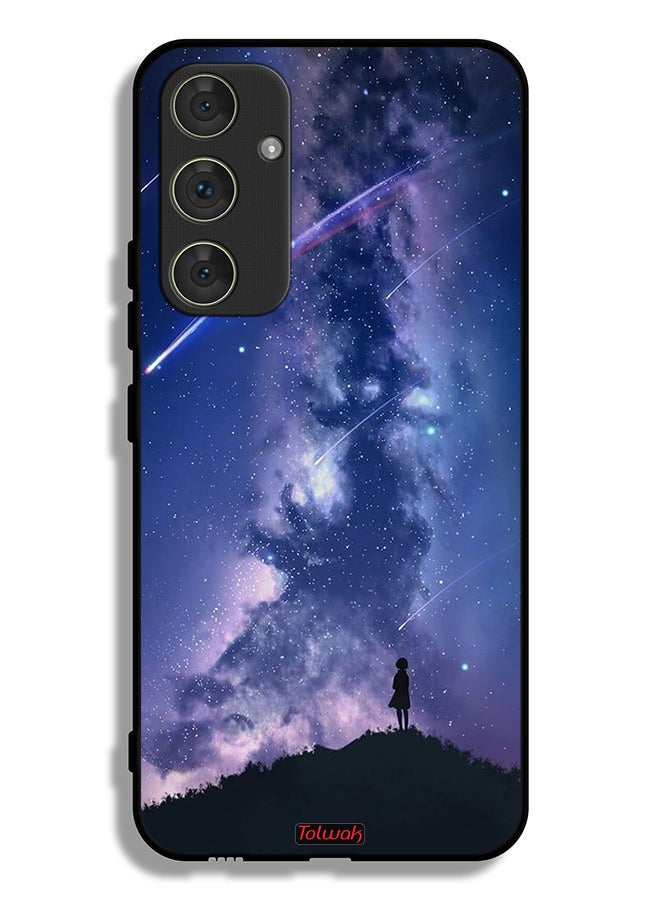 Tolwak Samsung Galaxy A54 5G Protective Case Cover Moving Stars - Image 1