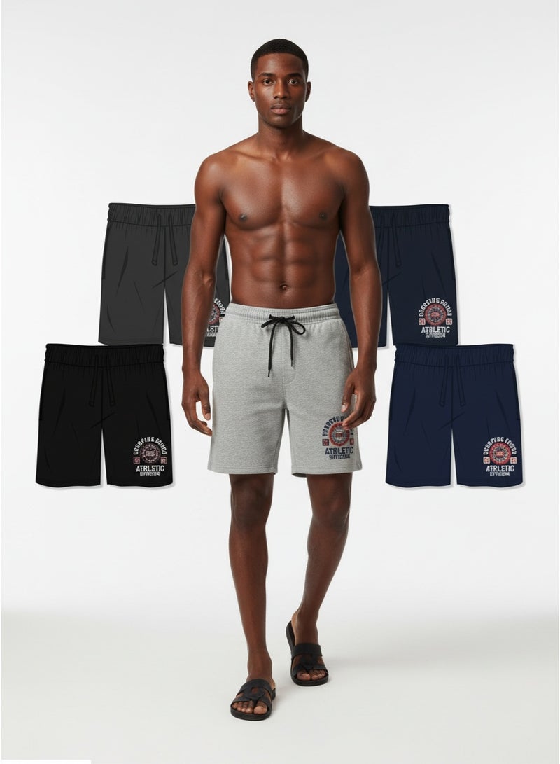 general SHORTS MENS BODY FRENCH TERRY FASHION HT/BB-SHFR-45-GREY - Image 2