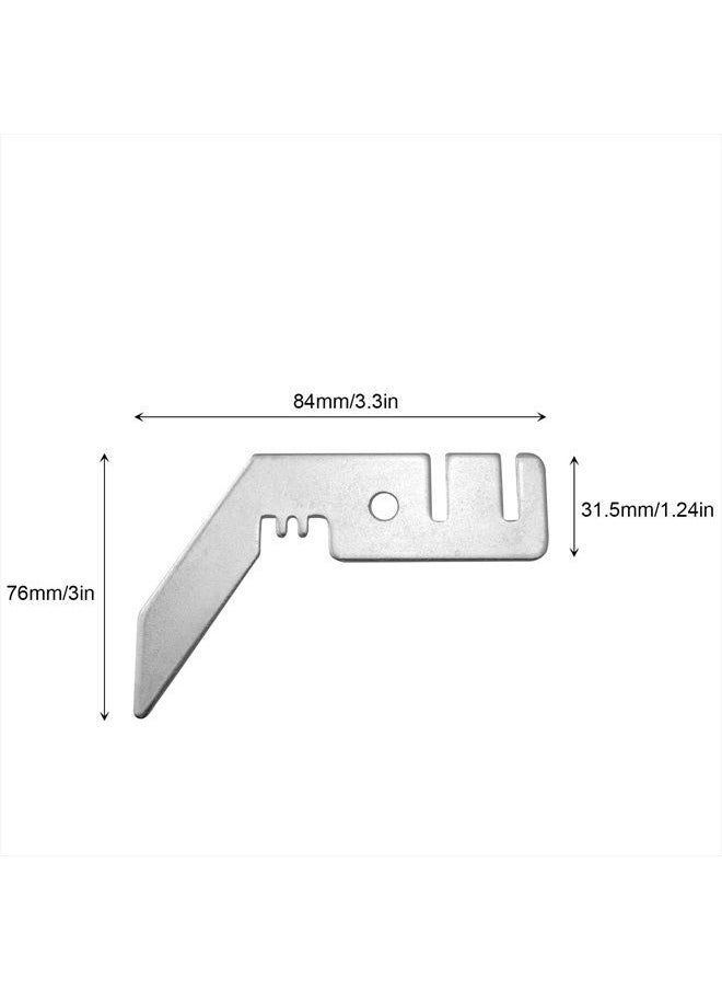 JCBIZ 2pcs 3" Double Crossbar Hanger Stainless Steel Crossbar Valance Hanger for Backdrop Pipe Drape Stand Wedding, Silver Tone  - Image 5