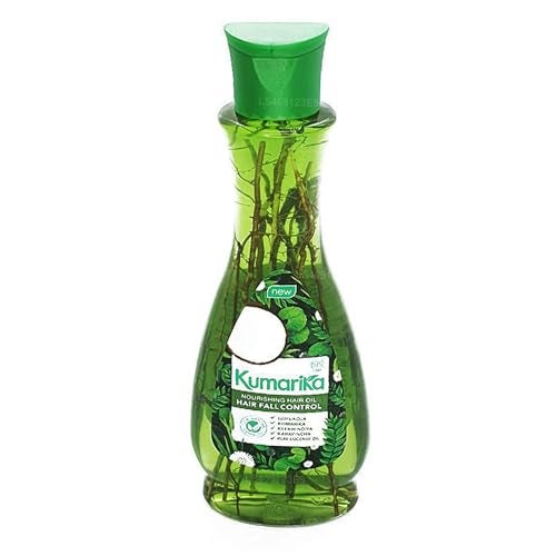 kumarika 100 Natural Mix Ayurveda Herbal Kumarika Hair Oil For All Hair Types 200ML Hair Fall Control - Image 2