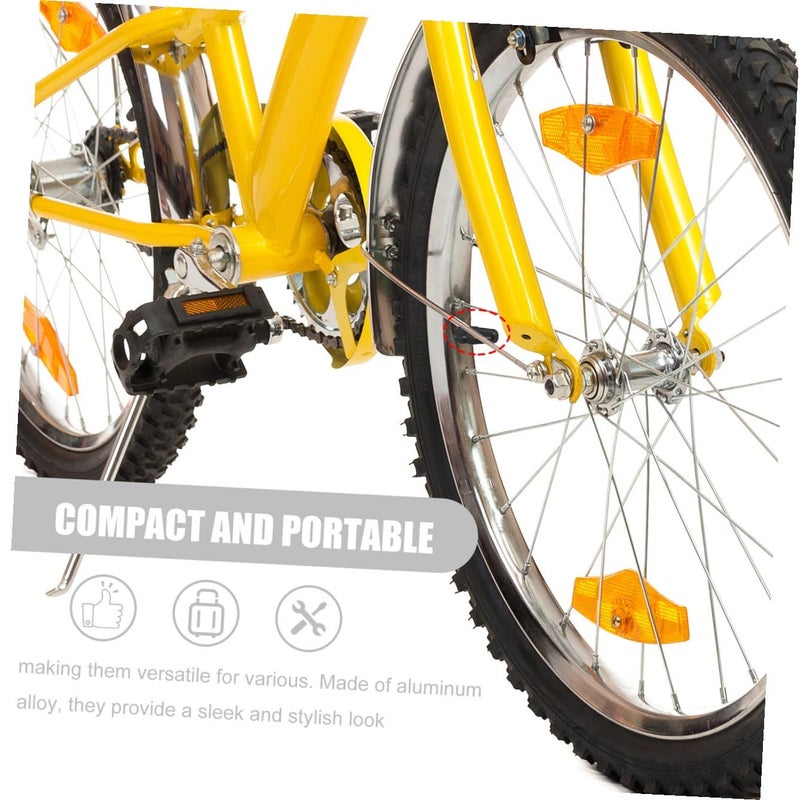 10Pcs Aluminum Alloy Tire Valve Caps French to American Adapters for Cycling - Image 4