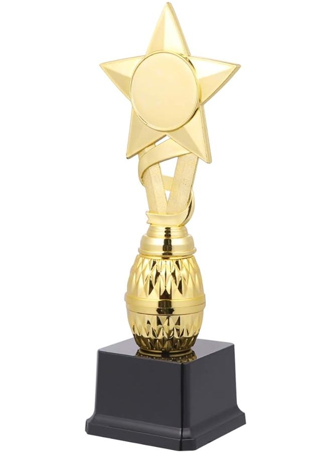 Toddmomy - Toddmomy 1pc Gold Star Trophy Award Gold Trophy Statues Football Trophy Achievement Prize for Kids and Adults (29cm) - Image 1