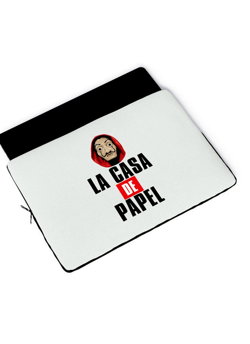 LOUD UNIVERSE Laptop Sleeve 13 inch Money Heist La Casa De Papel Minimalist Netflix Tablet Sleeve - Image 4