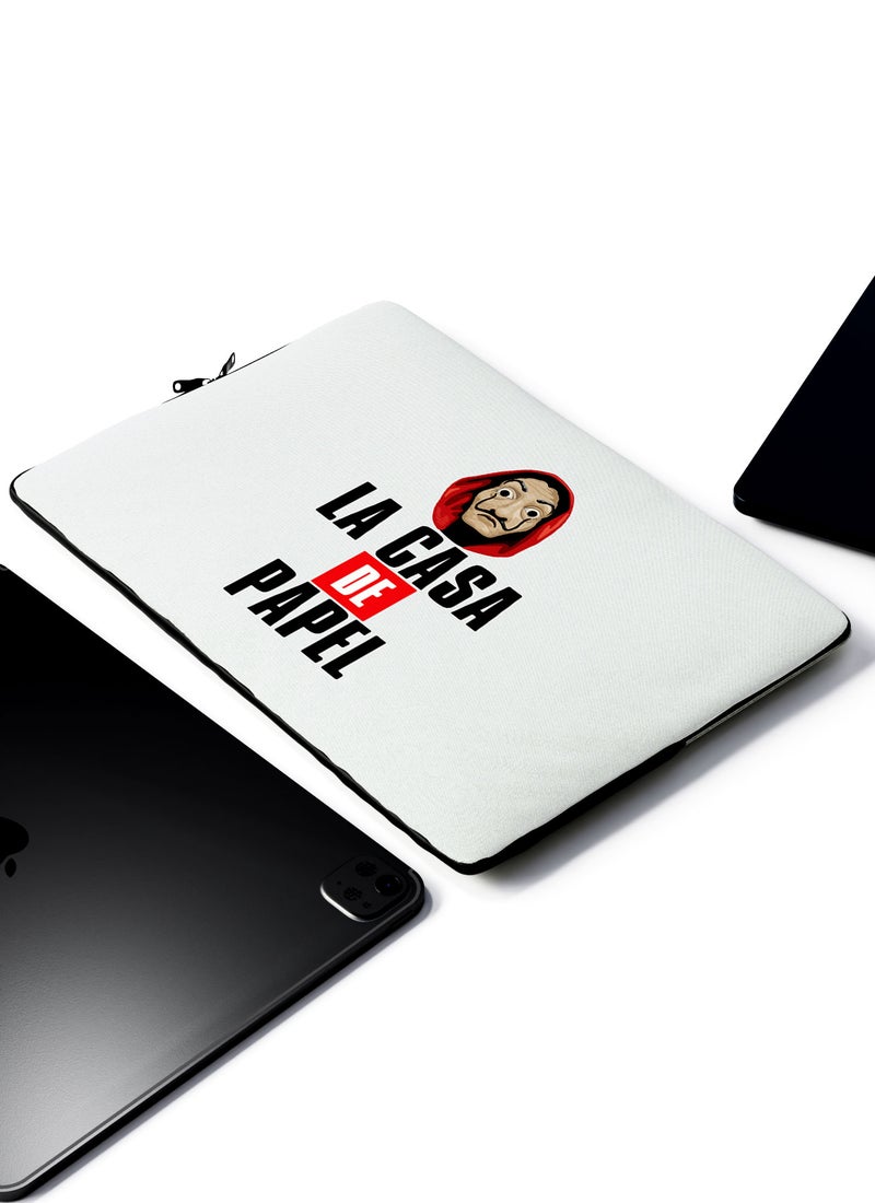 LOUD UNIVERSE Laptop Sleeve 13 inch Money Heist La Casa De Papel Minimalist Netflix Tablet Sleeve - Image 2