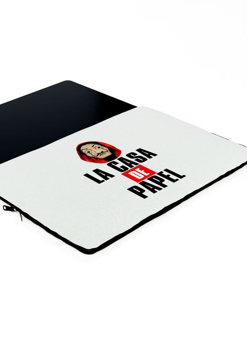 LOUD UNIVERSE Laptop Sleeve 13 inch Money Heist La Casa De Papel Minimalist Netflix Tablet Sleeve - Image 3
