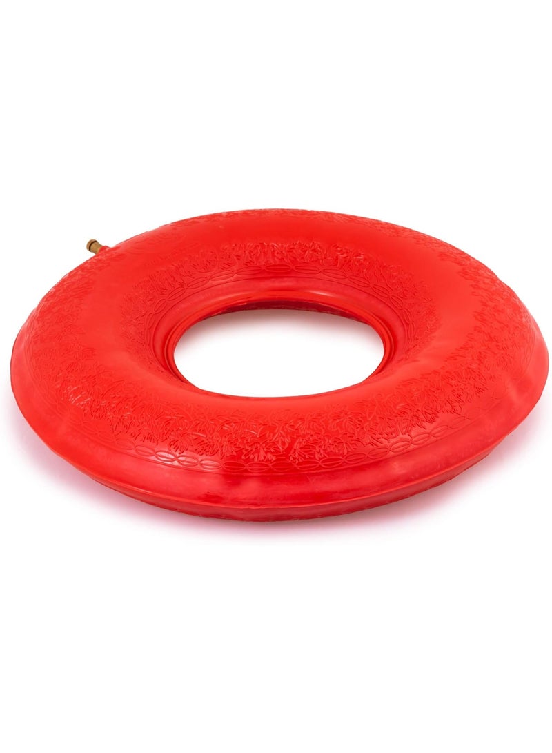 careX Inflatable Donut Cushion - For Tailbone Pain, Hemorrhoids, Sciatica - Relief Cushion For Office Chair, Car, Seats, Travel, Wheelchair - Image 1