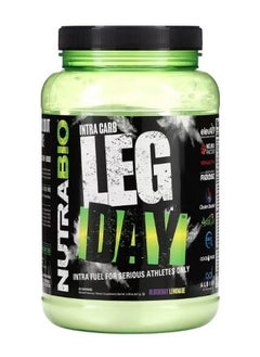 NutraBio Intra Carb Leg Day Blueberry Lemonade 2.09 lb 947 g  - Image 1