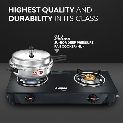 Judge by TTK Prestige Judge by Prestige Deluxe 4 Liter Induction Bottom Pressure Pan (Aluminium), Silver - Image 2