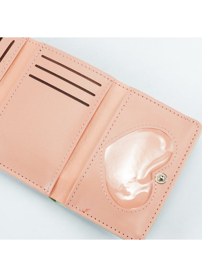 Generic Leather Flip Wallet & Card Holder with Multiple  Pockets Green  - Image 3