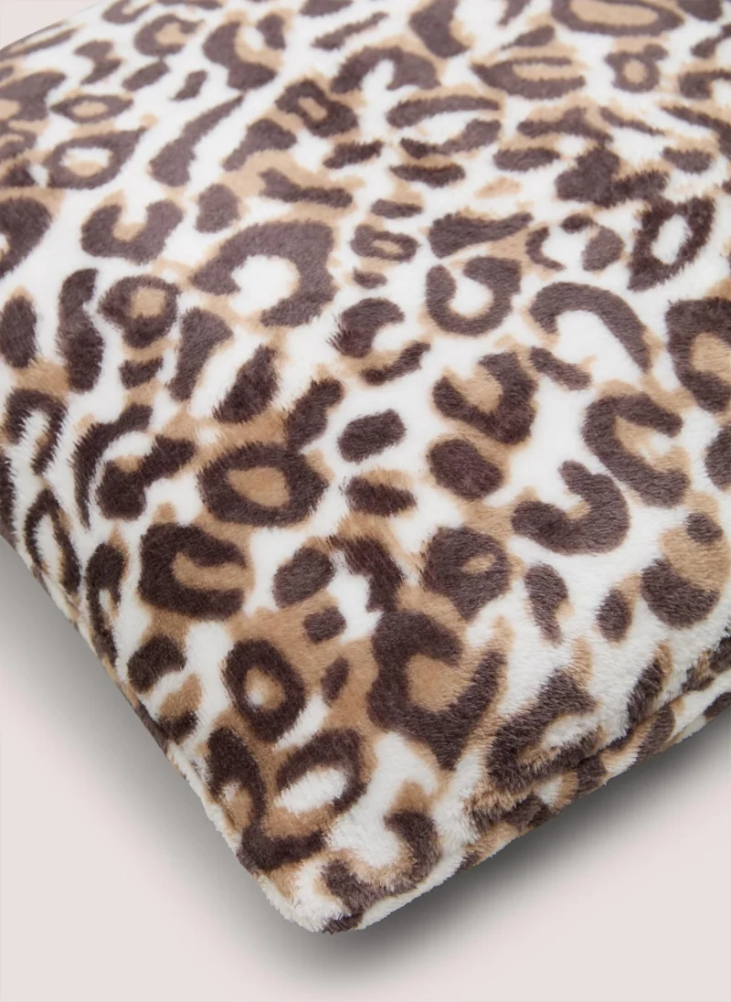ماتلان Leopard Cushion Brown