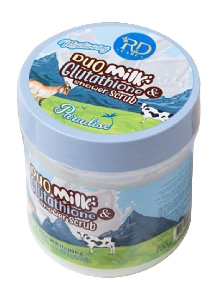 جلوتا مقشر الاستحمام بالحليب والجلوتاثيون للعناية بالبحث والتطوير 700 جم - Image 1