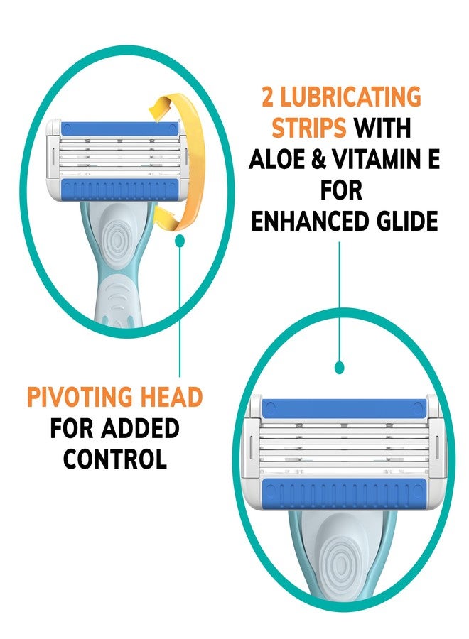 BIC Comfort 3 Refillable Disposable Razors for Men, 1 Handle and 14 Cartridges With 3 Blades, 15 Piece Razor Kit for Men - Image 5
