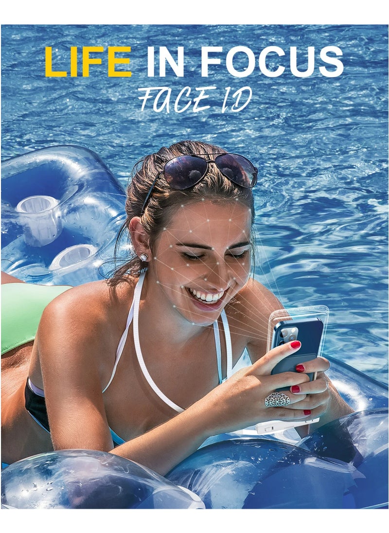 PROMASS - Waterproof Phone Pouch Airbag Floating [Industry-First 3D Seamless Body] IP68 Snorkeling Clear Waterproof Cell Phone Case Dry Bag with Lanyard - Image 1
