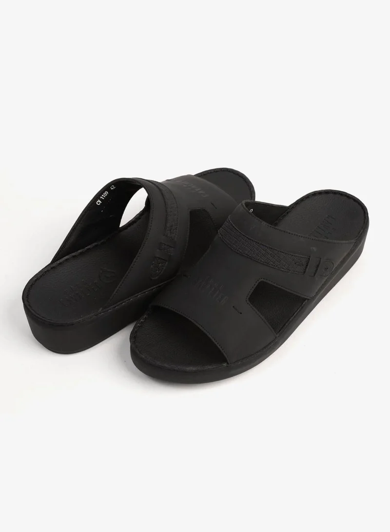 اومو كافالير UOMO CAVALIER MENS SANDALS  - CV1109 BLACK