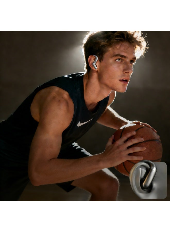 مُوطْمُوك  M145 سماعات لاسلكية بلوتوث سماعات الرياضة ، مع حالة عرض LED ، أكثر من براعم الأذن مع صوت باس عميق ، سماعات اللعب 5 ساعات أعيد تصميمها الراحة تناسب مع أذنيات التشغيل ، الاجتماع ، التمرين - Image 3